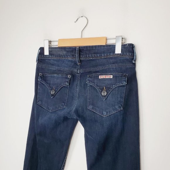 Hudson Jeans Collin Skinny Flap Pocket Dark Blue 26 - Picture 5 of 13
